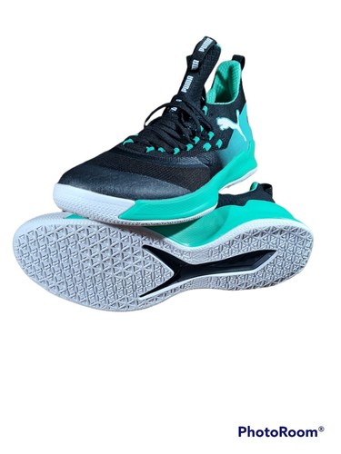 Scarpe da ginnastica Puma Ignite verdi nere taglia UK 8 EUR 42