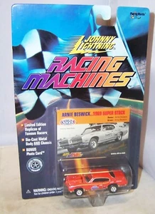1:64 JOHNNY LIGHTNING RACING MACHINES 1969 PONTIAC GTO JUDGE ARNIE BESWICK NHRA - Picture 1 of 2