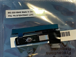 LENOVO THINKPAD X1 CARBON GEN 9/10/11 PB FINGERPRINT READER P/N 5F30V25942 - Afbeelding 1 van 3