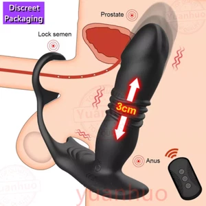 Massaggiatore Prostata Potente Telescopico Motori Maschio Donna Impermeabile Vbratori - Foto 1 di 12