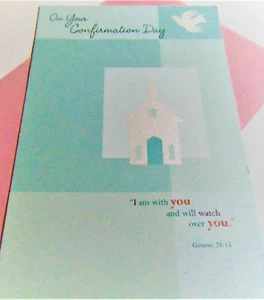 Confirmation Day Greetings Card....On Your Confirmation Day. - Picture 1 of 3