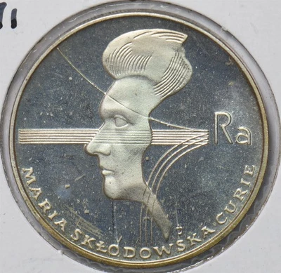 Poland 1974 100 Zlotych Eagle animal Proof Maria Sk?odowska-Curie 294647 combine - Image 1 of 2