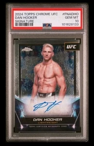 2024 Topps Chrome UFC Dan Hooker SIgnature Auto Autograph #FNA-DHO PSA 10 GEM - Picture 1 of 2