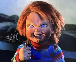 FOTO 8x10 firmada autografiada por brad dourif de chucky - juego de niños - Imagen 1 de 1