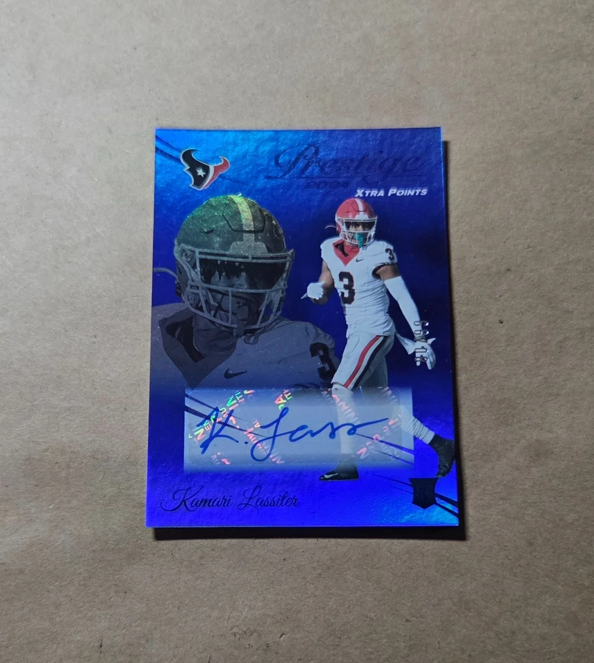 KAMARI LASSITER ~~~ (#'d  sp  /99)  ROOKIE AUTOGRAPH ~~~ 2024 panini prestige - Image 1 of 3