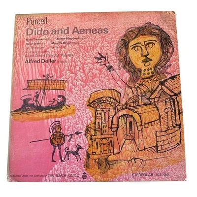 Alfred Deller - Dido and Aeneas LP Classical Opera Vinyl Record - Image 1 of 2