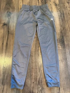 Pantaloni sportivi jogger grigi New Balance ragazzo nuovi senza etichette con tasche, taglia: L 14/16 - Foto 1 di 5