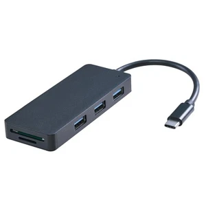 Single USB 3.0 Hub Micro -Schnittstelle kompatibel mit (schwarz) - Photo 1/12
