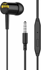 Heavy Bass In-Ear Wired Headphones (Black) ⭐️⭐️⭐️⭐️⭐️ - Imagen 1 de 7