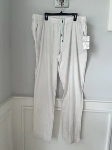 New Mens Tommy Bahama White Linen Bland Pants Size 2XL/2TGL - Picture 1 of 16
