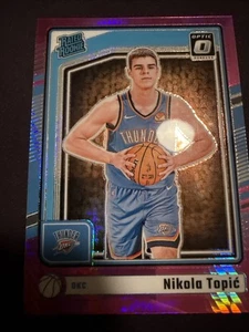 Nikola Topic Pink Prizm Rated Rookie Card 2024-25 Panini Donruss Optic #278 - Picture 1 of 2