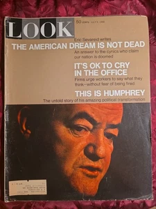 LOOK July 9 1968 SHIRLEY MACLAINE ROBERT KENNEDY   - Picture 1 of 10