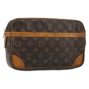 LOUIS VUITTON Monogram Compiegne 28 Clutch Tasche M51845 LV Auth 152106 - Bild 1 von 19