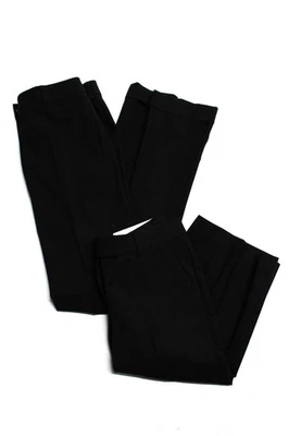 Theory Women's Flare Trousers Pleated Shorts Black Size 4 Lot 2 - Image 1 of 4