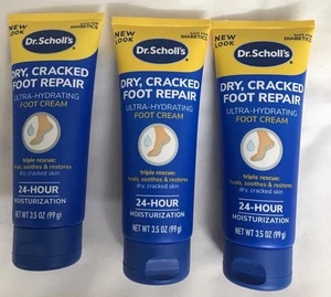 Dr.scholls Dry Cracked Foot Repair Ultra-hydrating Cream 3.5oz 3pack - Picture 1 of 5