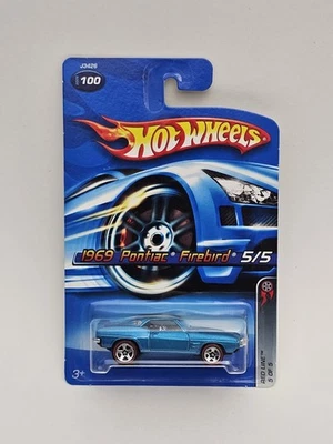 Pontiac Firebird Redline 1969 5/5 azul 2006 J3426 Hot Wheels Foto 1 de 4