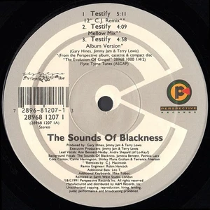 Sounds Of Blackness - Testify (Vinyl 12" - 1991 - US - Original) - Bild 1 von 3