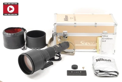 ▶️ Tested! [NEAR MINT+] Nikon Ai-s Nikkor 600mm f4 ED NEW Ais MF Lens From JAPAN - Image 1 of 4