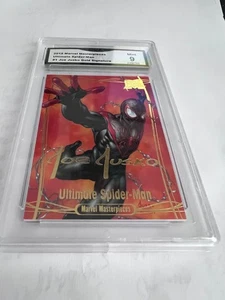 ULTIMATE SPIDER-MAN 2015 MARVEL MASTERPIECES GOLD SIGNATURE SERIES # 1 GRADED 9 - Bild 1 von 2