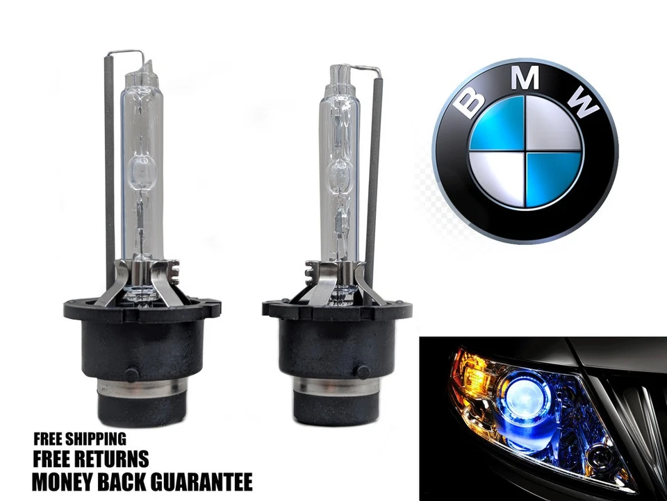 8000K Cool Blue HID Xenon Headlight Bulb for BMW 525I 2001-2005 Low Beam x2 - Image 1 of 1