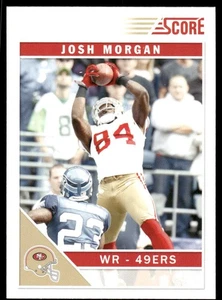 2011 Score #248 Josh Morgan San Francisco 49ers Football Karte - Bild 1 von 2