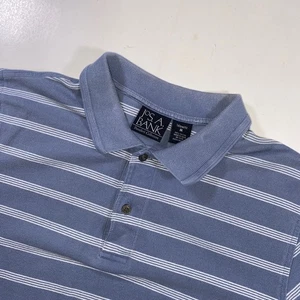 Jos. A. Camisa polo a rayas Bank Traveler's Collection para hombre mediana de algodón - Imagen 1 de 6