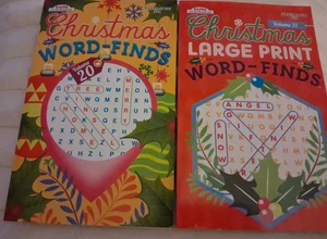Christmas Word-Finds Wordsearch Books Lot Of 2 Brand New - Bild 1 von 3