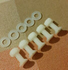 5mm x 16mm Long Nylon Plastic Countersunk M5 Screws + Nuts + Washer Pack x 5