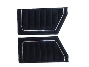 Dark blue cloth rear panel inserts interior G body 78-88 - Picture 1 of 3