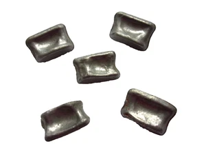 ANCIEN JEU D'OSSELETS en ALUMINIUM des Années 1960 - Photo 1/3