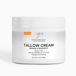 Tallow Cream Orange & Bergamot - Picture 1 of 3