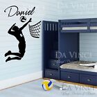 Volleyball Player Decal Custom Name Wall Personalized Vinyl Sticker Decor 