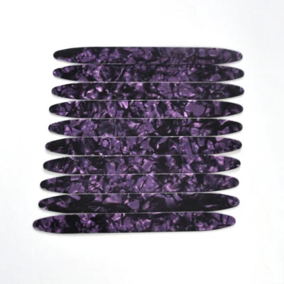 10Pcs Gauge 0.71mm Celluloid Strips Oud Pick Reeshe for Oud Qadim Pearl Purple - Image 1 of 3