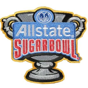 2020 Allstate Sugar Bowl Game Jersey Patch Clemson Tigers Baylor Georgia - Picture 1 of 1