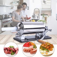 4.8L Edelstahl Wurstfüller Maschine Wurstfüllmaschine Wurstspritze Wurstpresse