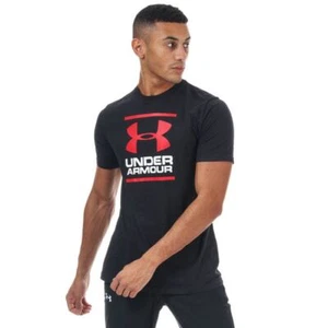 Men's Under Armour GL Foundation Short Sleeve T-Shirt in Black - Picture 1 of 6