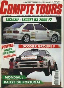 TOURENZÄHLER Nr. 47 03/1994 PORTUGAL Ordner GrF ESCORT RS2000 GrA CELICA 4WD GrA - Bild 1 von 1