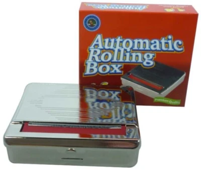 Automatische Rollmaschine Blechdose Metallroller Zigarette Tabak aufrollen. - Bild 1 von 4