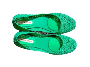 Scarpe basse Melissa Campana donna ballerine verdi gelatina 6 nuove con scatola - Foto 1 di 5