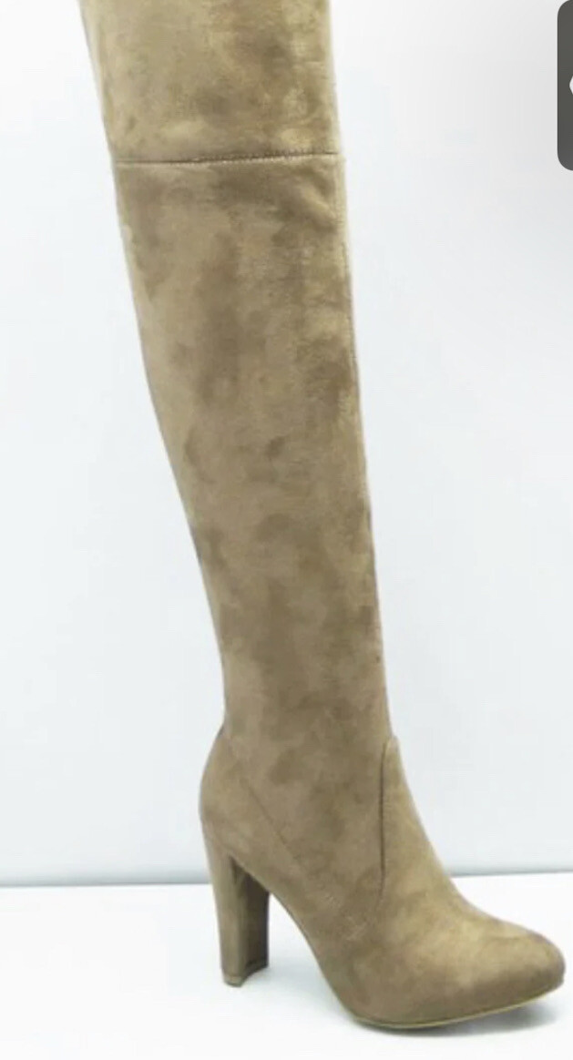 Block Heel Boots 8.5 Faux Suede | eBay