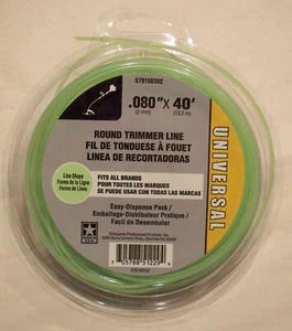 Línea recortadora de cuerda de bobina universal "redonda" .080" 40' - EE. UU. - Envío combinado - Imagen 1 de 1