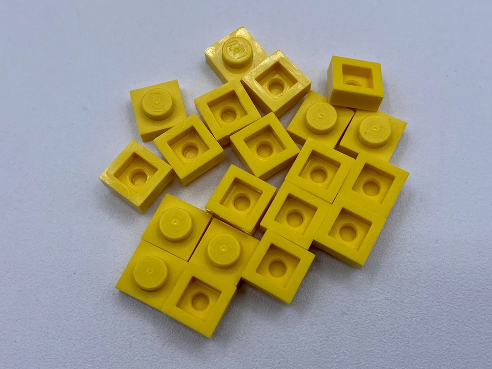 Lote de peças Lego x (20) quilates ~ placa amarela 1 x 1 ~ nº 3024 - Imagem 1 de 1