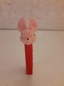 Vintage PEZ bunny rabbit candy container red pink - Picture 1 of 3