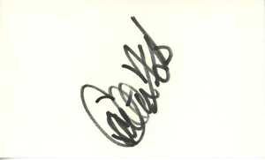 Carlton Fisk Autographed/Signed Boston Red Sox Index Card BAS 45376 - Picture 1 of 2