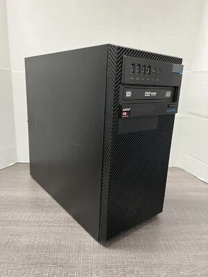 🔥ASUSPRO D415MT AMD A8-7600B 8GB RAM 2TB RADEON GRAPHICS Mini Tower PC Win 10 - Image 1 of 4