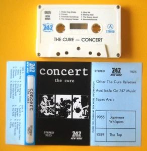 THE CURE *CONCERT+5* ORIGINAL HARD TO FIND ASIA CASSETTE 1984 ~ 41 Y.O. L@@K - Picture 1 of 3