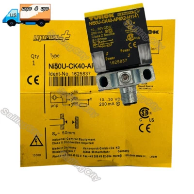 For TURCK NI50U-CK40-AP6X2-H1141 Rectangular Inductive Proximity Switch Sensor - Image 1 of 4