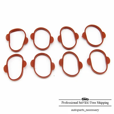 Set of 8 Intake Manifold to Head Gaskets for 4.8L Porsche Cayenne Panamera Turbo - Image 1 of 4