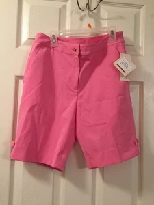 EP Pro Golf Stretch Shorts women’s Size 0 Hot Pink Front Zip NWT $75.00 - Picture 1 of 8