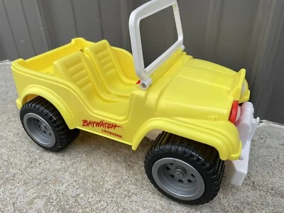 Vintage Baywatch Barbie Rescue Wheels Lifeguard Jeep Vehicle BLN - Image 1 of 4